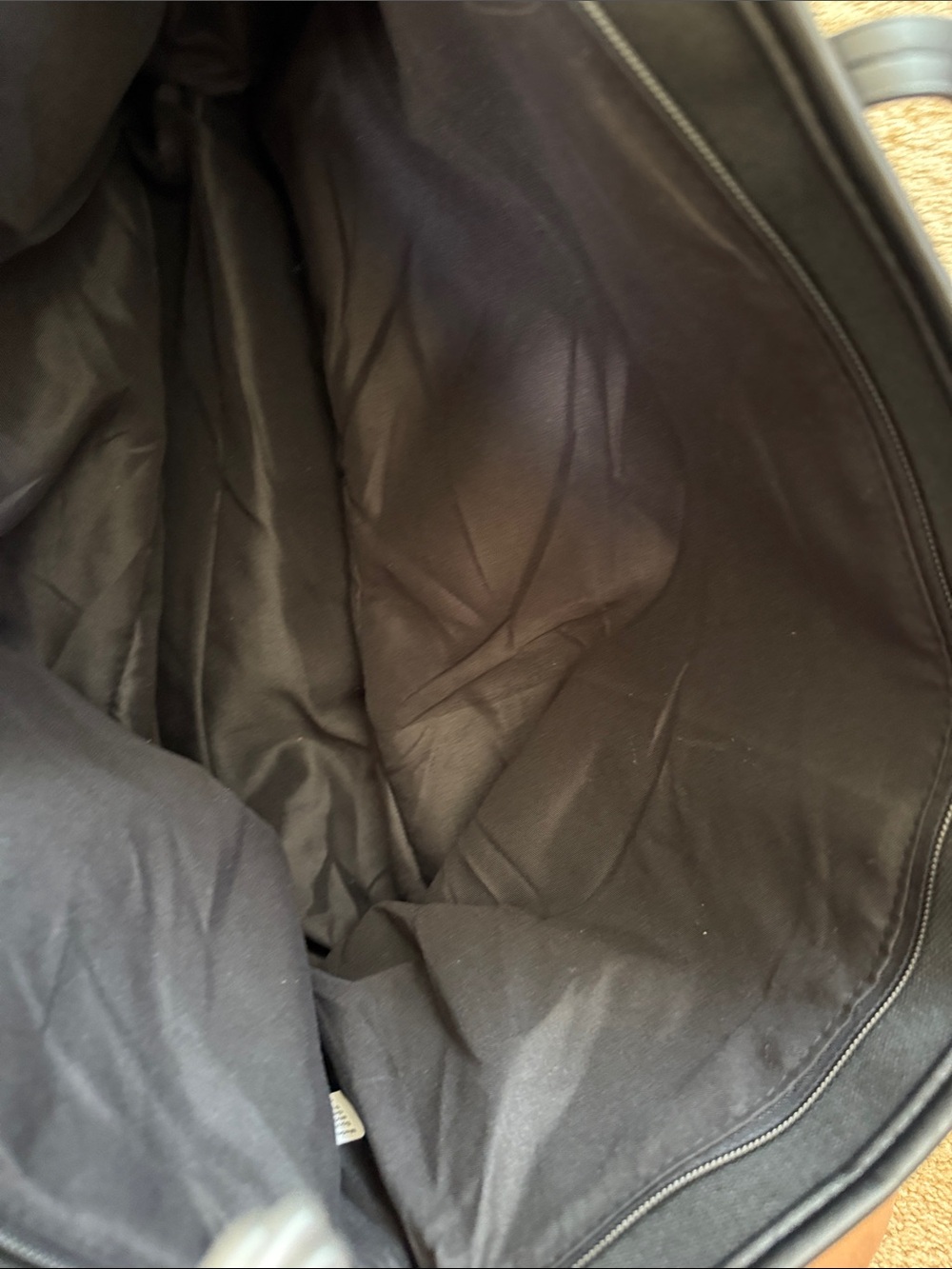 Cleobella Large Black Canvas Tote Bag - Picture 4 of 5